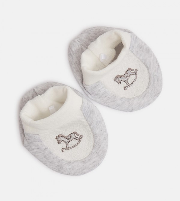 BABIES & MORE  Booties - Grey Booties