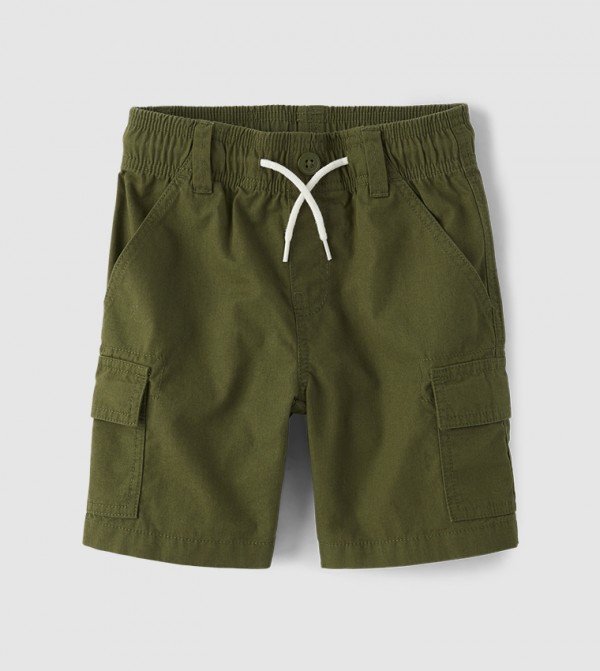 The Children's Place  Bottomwear - Green Shorts