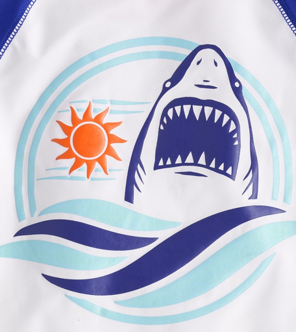 The Children's Place  Swim Wear - White V Cut Swimsuit