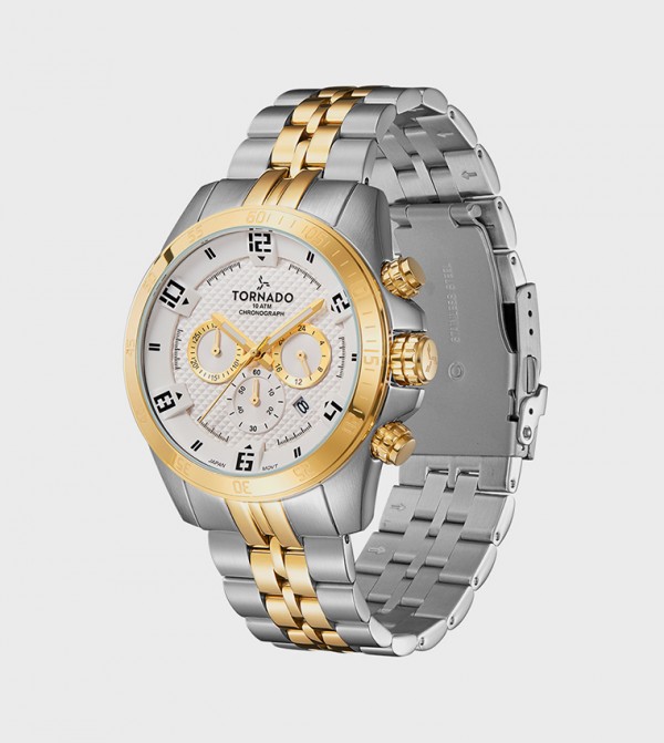 تورنيدو  ساعات أنالوغ - فضي ساعات 