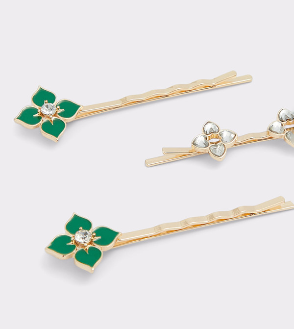 Aldo Accessories  Hair Accessories - Green Hair Clips