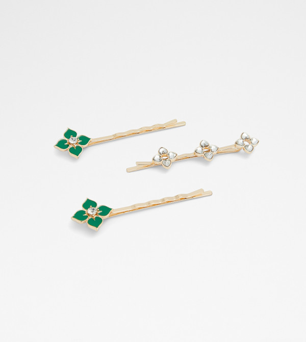 Aldo Accessories  Hair Accessories - Green Hair Clips