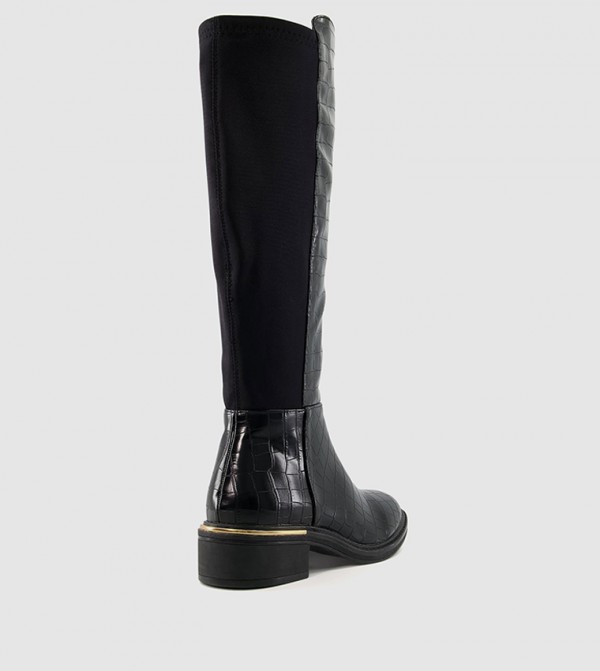 هيد أوفر هيلز  - أسود Knee High Boots