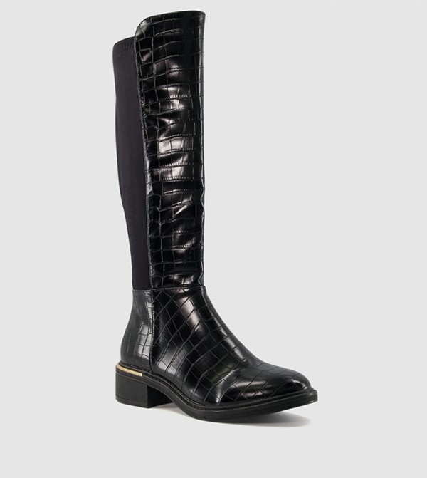 هيد أوفر هيلز  - أسود Knee High Boots