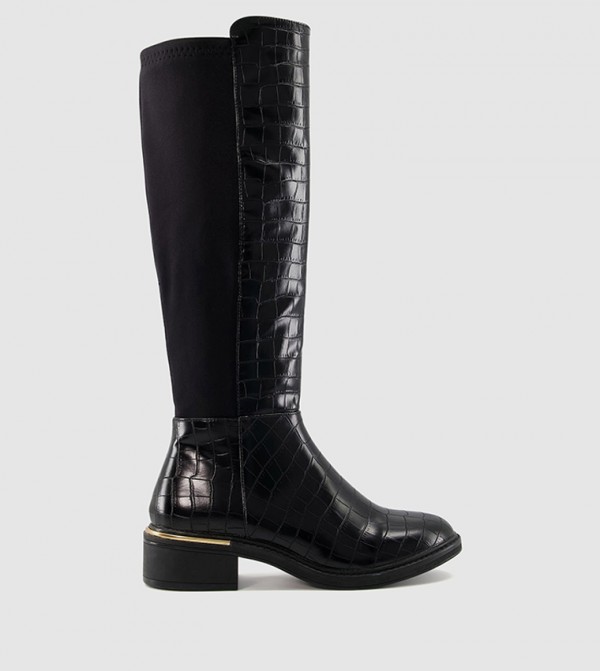 هيد أوفر هيلز  - أسود Knee High Boots
