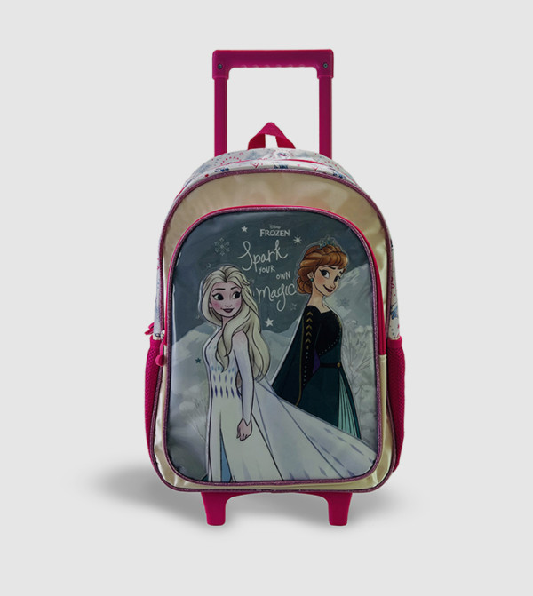 Disney  School Bags - Silver Trolley Backpack Set