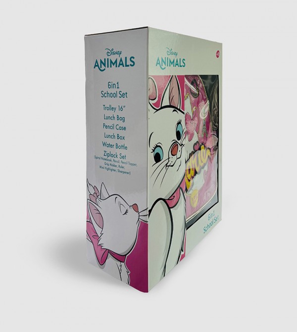 Disney  - Pink Trolley Backpack Set