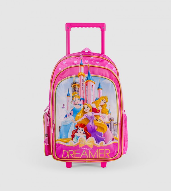 اٍل سي واي كيكي حقيبة ظهر بعجلات - وردي حقيبة ظهر بعجلات