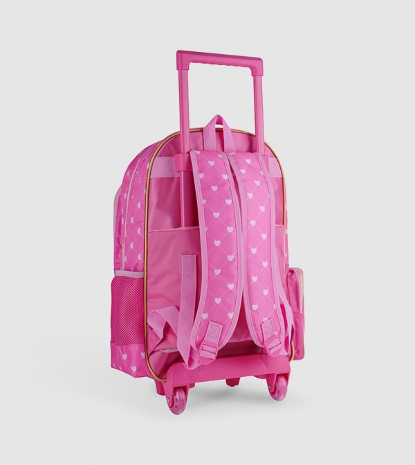 اٍل سي واي كيكي حقيبة ظهر بعجلات - وردي حقيبة ظهر بعجلات