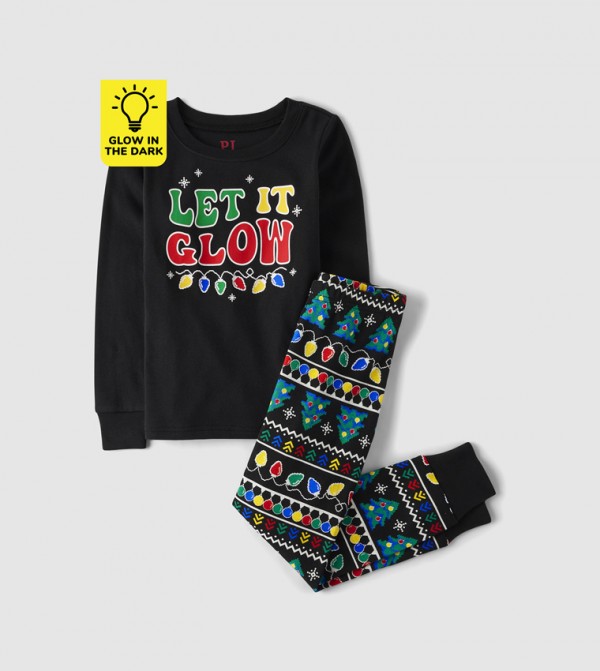 The Children's Place The Children's Place - Black Top & Pyjama Sets