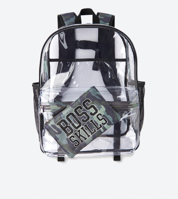 The Children's Place all bags - Clear Backpacks