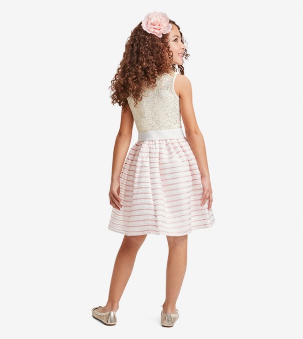 The Children's Place  Frocks - White Casual Dress