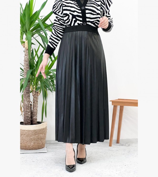 تستر دنياسي - أوتليت  - أسود Maxi Skirts