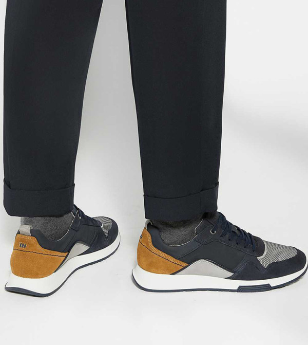 Dune London Dune London - Blue Low Top