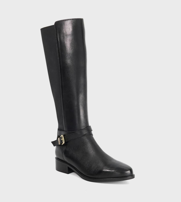 Dune London Shoes - Black Knee length Boots