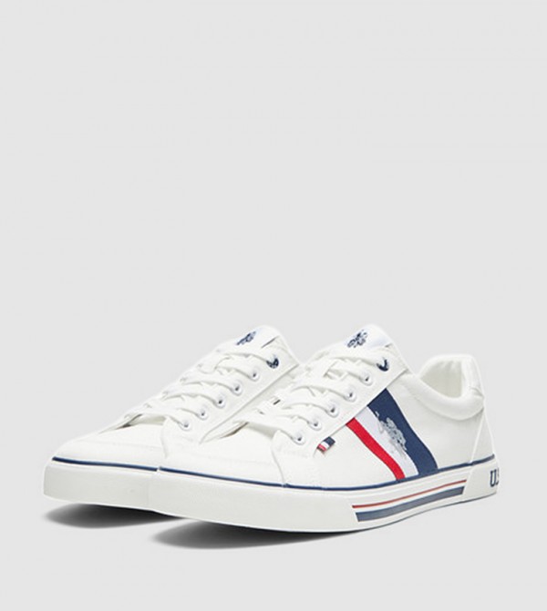 U.S. Polo Assn. U.S. POLO ASSN. - White Low Top