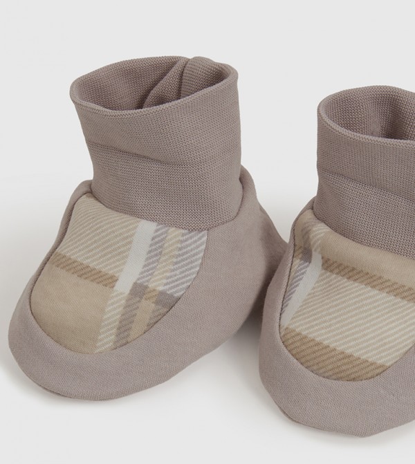 BABIES & MORE  Booties - Grey Socks Shoe