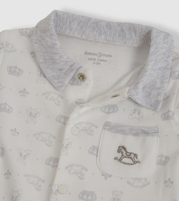 بيبيز آند مورCoach  ملابس نوم - رمادي بدلات نوم