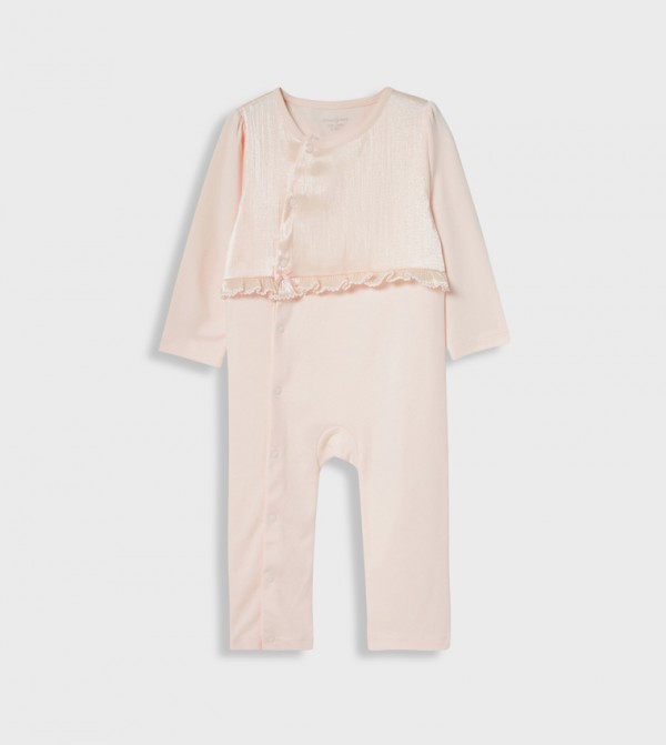 BABIES & MORE  Onepiece & Bodysuits - Peach Sleep Suits