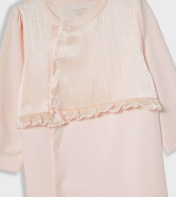 BABIES & MORE  Onepiece & Bodysuits - Peach Sleep Suits