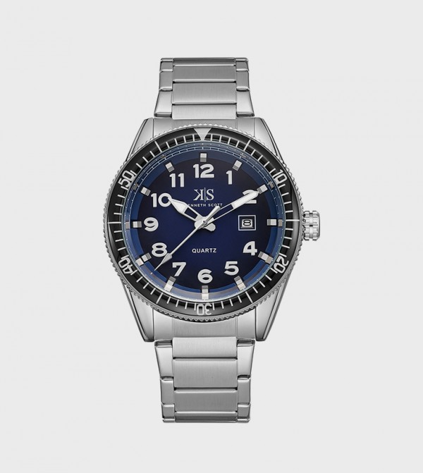 Kenneth Scott  Watches - Silver Analog Watches
