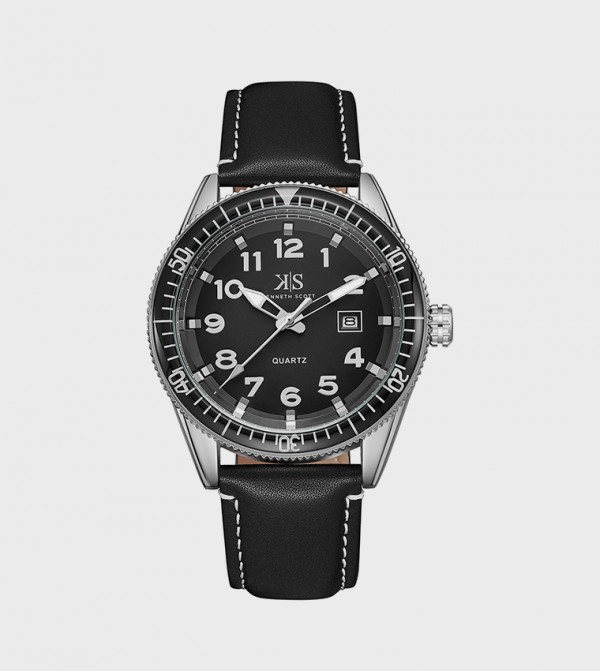 Kenneth Scott Watches - Black Analog Watches
