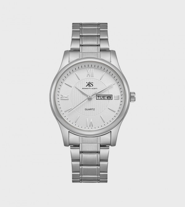 Kenneth Scott  Watches - Silver Analog Watches