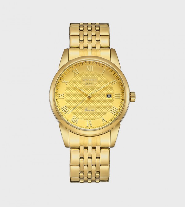 Kenneth Scott Watches - Gold Analog Watches