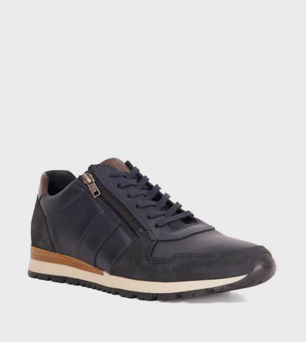 Dune London Dune London - Navy Low Top