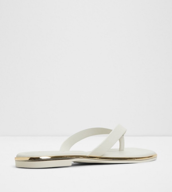 Aldo  Flat Sandals - White Flat Sandals