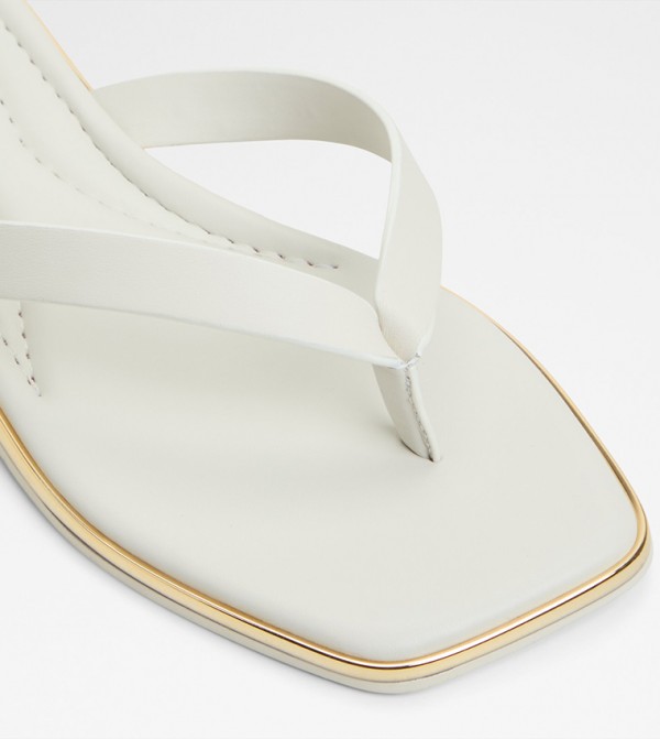 Aldo  Flat Sandals - White Flat Sandals