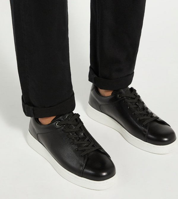 Dune London Dune London - Black Low Top
