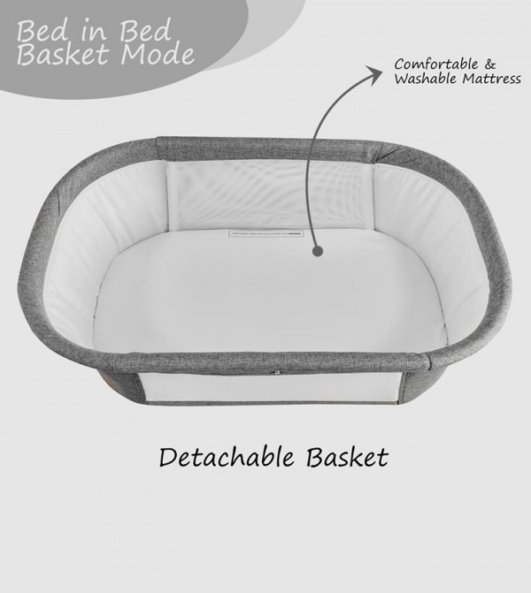 Teknum - Grey Baby Cots, Bouncers, Rockers & Cradles