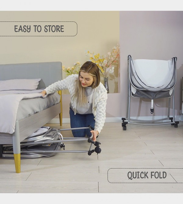 Teknum  - Grey Baby Cots, Bouncers, Rockers & Cradles