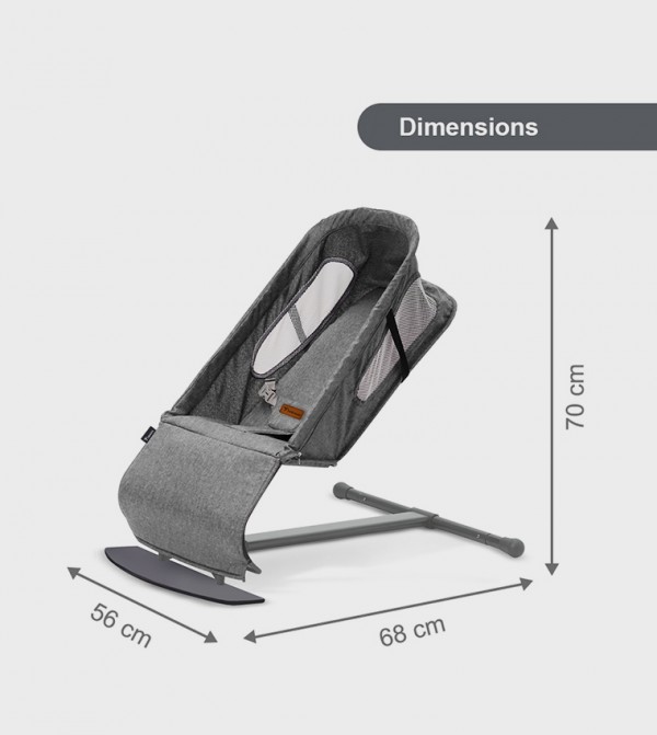 Teknum  - Dark Grey Baby Cots, Bouncers, Rockers & Cradles