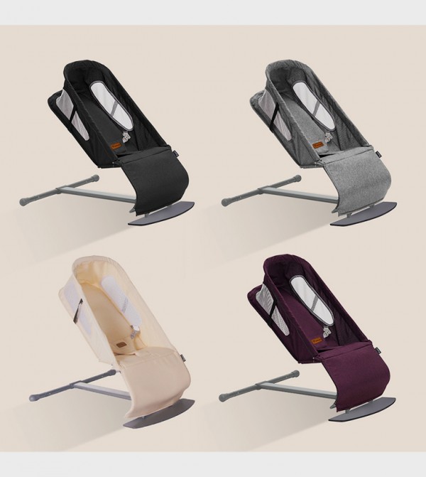 Teknum  - Maroon Baby Cots, Bouncers, Rockers & Cradles