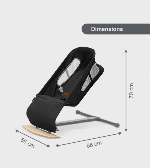 Teknum  Baby Essentials - Black Baby Cots, Bouncers, Rockers & Cradles