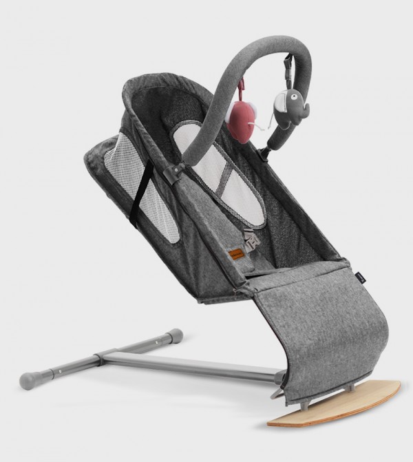 Teknum  - Grey Baby Cots, Bouncers, Rockers & Cradles