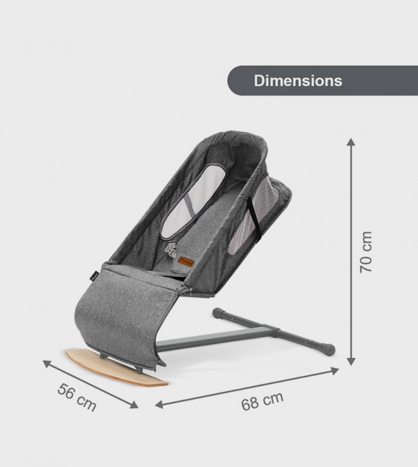 Teknum  - Grey Baby Cots, Bouncers, Rockers & Cradles