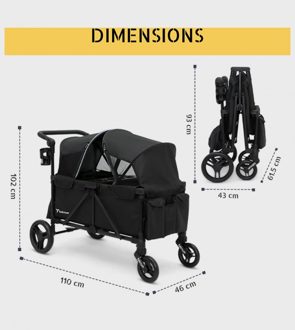 Teknum  - Black Strollers & Travel Systems