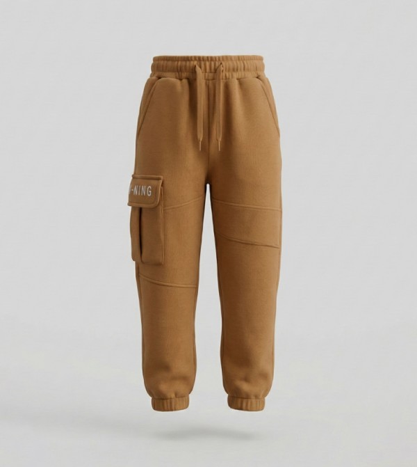 BABIES & MORE  Bottomwear - Brown Joggers