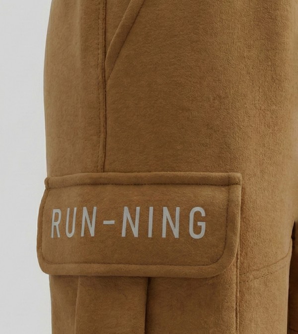 BABIES & MORE  Bottomwear - Brown Joggers