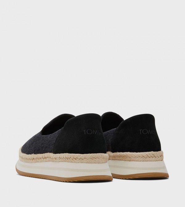 Toms Toms - Black Casual Slip-ons