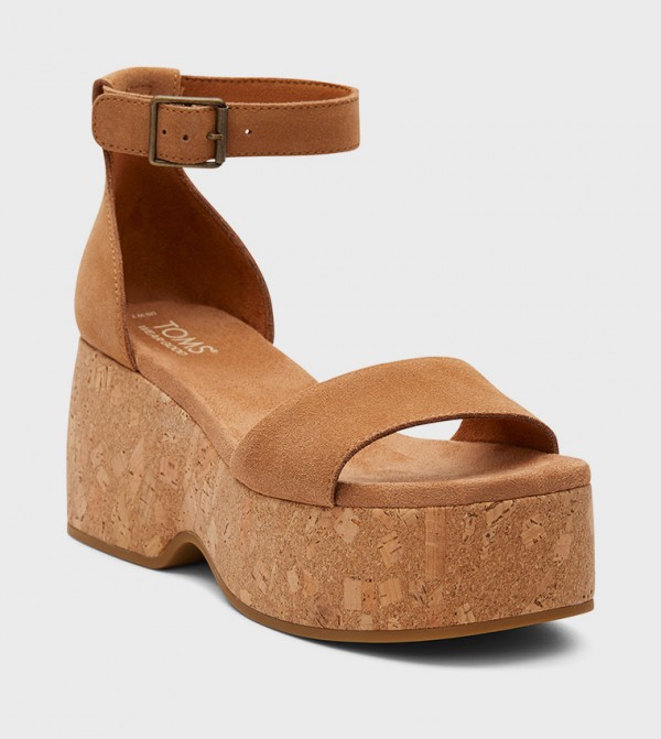 Toms Toms - Tan Wedges