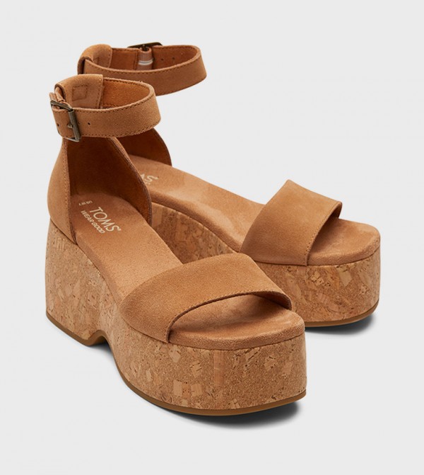 Toms Toms - Tan Wedges