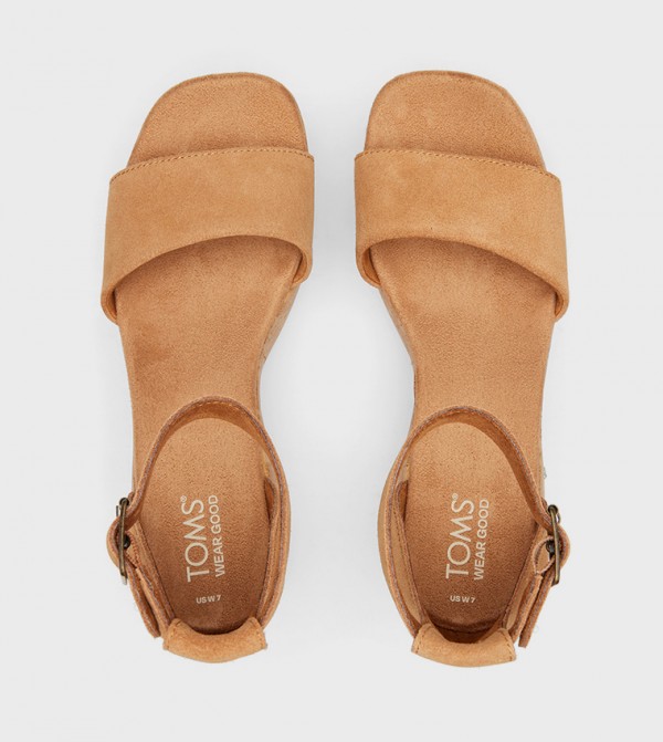 Toms Toms - Tan Wedges