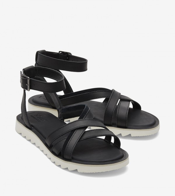Toms TOMS - Black Flat Sandals