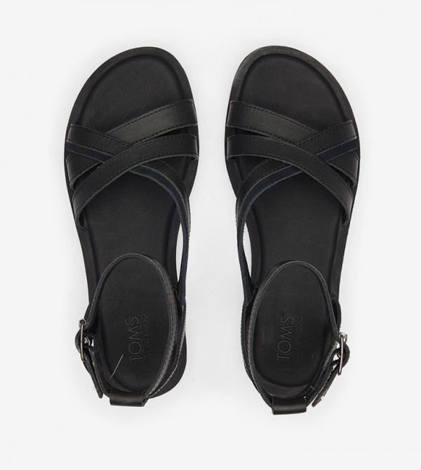Toms TOMS - Black Flat Sandals