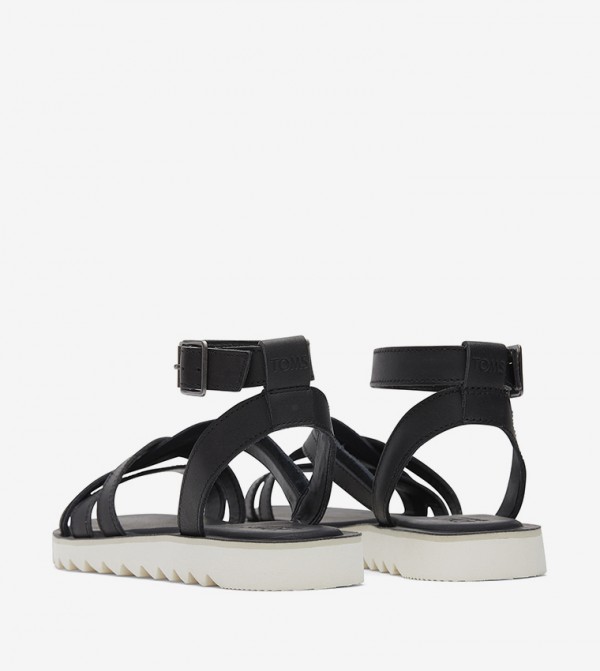 Toms TOMS - Black Flat Sandals