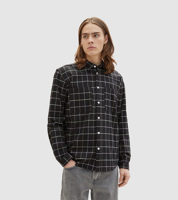 Tom Tailor Tom Tailor - Black Casual Shirts